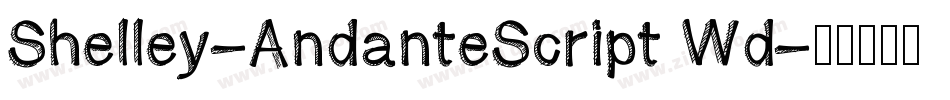 Shelley-AndanteScript Wd字体转换